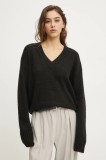 Superdry pulover din amestec de lana femei, culoarea negru, W6110553A-02A