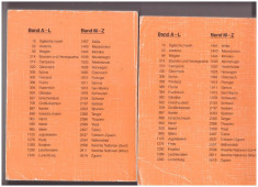 Catalog timbre Michel - Europa Vest, vol I(A-L) + II(M-Z) 1991 foto