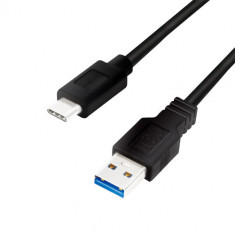 Cablu de date Logilink CU0168 USB 3.2 USB-A la USB-C 1m Black foto