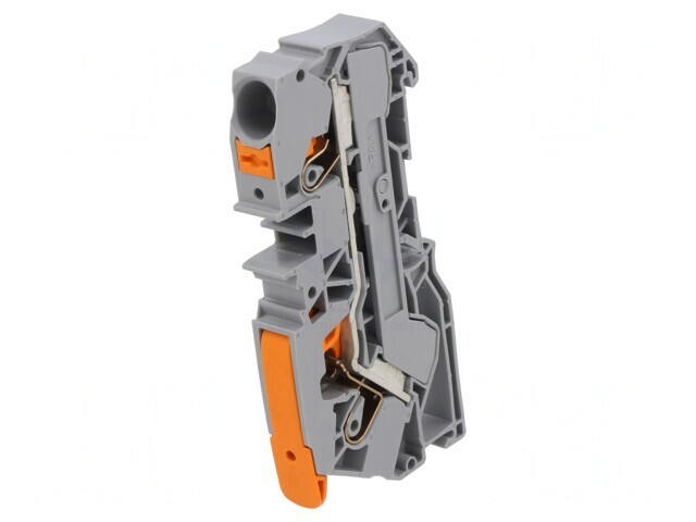 &Icirc;mbinare Șine 0,5-16mm&sup2; 1 Pista 3 Borne Albastră