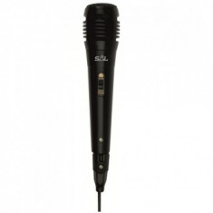Microfon dinamic de mana, cu fir, Sal M61, conector XLR 6.3 mm