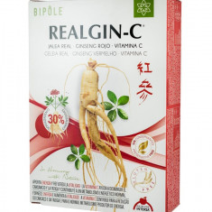Realgin-C Laptisor de matca, ginseng rosu si vitamina C, 200ml 20 fiole a 10ml Bipole