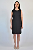 Rochie firma EMMA&amp;GAIA,made in Italy,eticheta si factura,marime 42, Bumbac, Negru