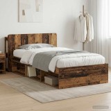 Cumpara ieftin Cadru de pat cu depozitare Lemn vechi 100 x 200 cm