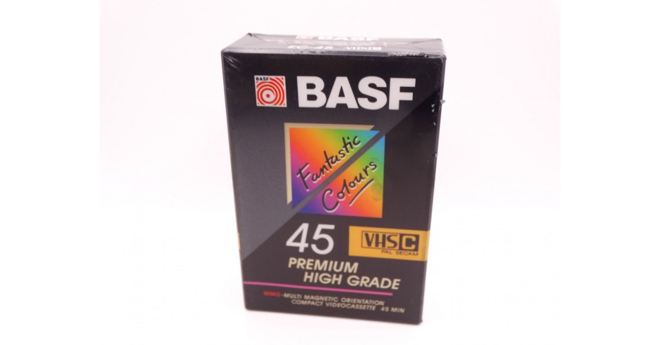 BASF E-180 Cassette vidéo VHS chromée de très haute qualité