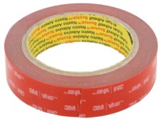 Bandă de fixare 3M acrilică gri 25mm x 5,5m, grosime 0,6mm