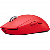 Cumpara ieftin Mouse gaming wireless Logitech Pro X Superlight, 25600 dpi, Senzor LightSpeed Hero, Rosu