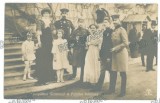 1104 - Queen MARY, Maria, King FERDINAND, Prince CAROL, NICOLAE, Princesses ELISABETA &amp; MARIA, Royalty, Romania - old postcard - unused