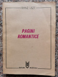 Pagini Romantice - Franz Liszt ,553810
