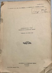 Automobilul M-21 Volga - constructia si deservirea tehnica -traducere din limba rusa