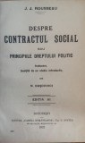 Despre Contractul Social - J.j. Rousseau ,557605, cartea romaneasca