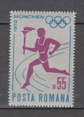 Romania.1972 Olimpiada de vara MUNCHEN-Flacara Olimpica ZR.457