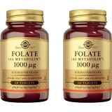 Pachet Folate (ca Metafolin) 1000mcg 60tb + 60tb