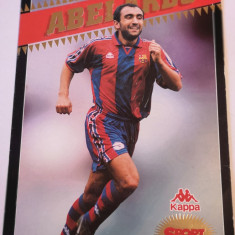 Foto jucatorul ABELARDO - FC BARCELONA`98 (dimensiune foto 29.5x21 cm)