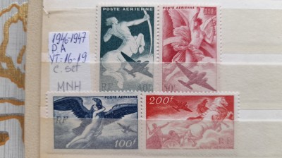 1946 France PA YT=16-19 c.set MNH perfect foto