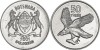 Botswana 2001 - 50 thebe, UNC