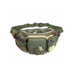 Borestă, impermeabilă, poliester, model camuflaj, 15x25x15 cm