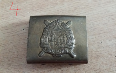 QW14 - Pafta militara - comunism - auriu - piesa de colectie foto