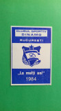 Bucuresti Bukarest Calendar Dinamo 1984