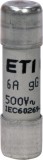 Siguranta fuzibila cilindrica 6A CH10X38 gG 500V Eti 002651015
