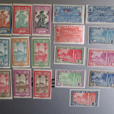 GUYANA FRANCEZA SERIE MNH/MH=209