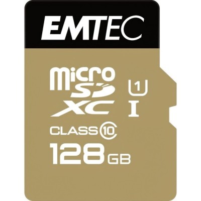 Card Memorie microSDXC Emtec Speedin Pro Android A1, 128Gb, Clasa 10 / UHS-1 U3, Cu Adaptor ECMSDM128GXE foto