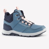 Bocanci mid NH500 drumeție, mărimi 35-38 albastru fete, Quechua