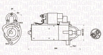 MAGNETI MARELLI 063721423010 starter foto