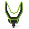 Suport Fata ZFISH Flexifit Front Rod Rest, 110x80mm, Negru/Verde Fluo