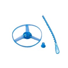 Jucarie disc zburator, flippy, cu lumini, manual, din abs, +14 ani, albastru