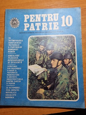 revista pentru patrie octombrie 1987 foto