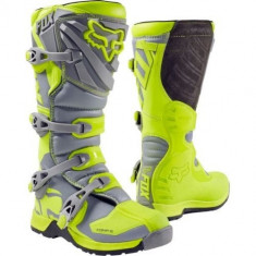 FOX Comp 5 Boot Yellow Grey MX17 foto