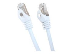 GEMBIRD PP6A, LSZHCU, W, 1M , Patchcord Cat.6A S FTP LSZH 1m, Cupru, Alb, RJ45, RJ45, Gold, Plated