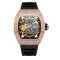 Ceas Barbati Onola 3838 Rose-Negru , Mecanic, Design Luxury, Luminos, Rezistent la Apa 3ATM