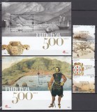 Madeira 2008 - 500 ANI FUNCHAL - 2 Colite + Serie - MNH - Nominal 7,56 Eur., Nestampilat