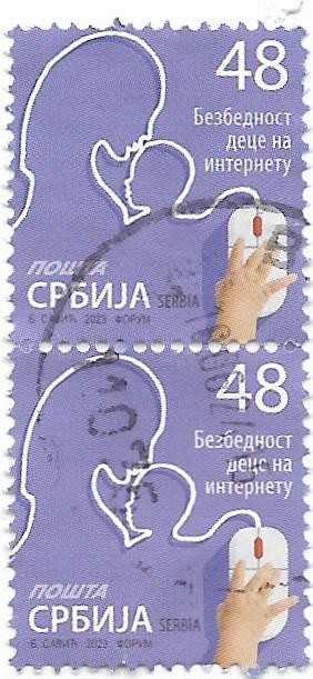 Serbia - Lot de 3 marci diverse, obliterate, din anii &#039;2020