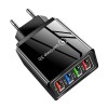 Incarcator fast charge 3.0, 4xUSB, Compatibil cu Apple/Samsung/Xiaomi/Huawei/Oppo/OnePlus/Sony/Google/Tableta, Negru, Oem