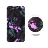 Husa TPU Leaves Purple Apple iPhone 13 Pro Max - Protectie Telefon Premium
