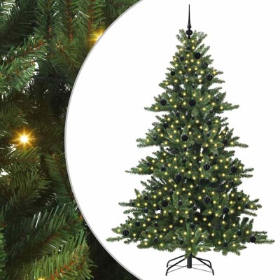 vidaXL Brad de Crăciun artificial cu ramuri articulare Verde 210 cm 3397680 foto
