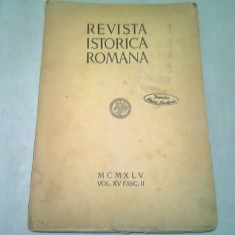 Revista istorica romana VOL XV FASC II - redactor D. Bodin