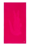 Lacoste prosop de plajă din bumbac L SPORT Bigarreau 90 x 160 cm culoarea roz