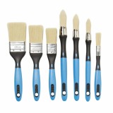 Cumpara ieftin Set 7 pensule, albastre, acoperire optima, curatare usoara