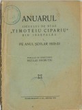C9724N Anuarul Liceului de stat Timoteiu Cipariu din Ibașfalău pe anul școlar 1922-23 publicat de directorul Niculae Negruțiu, 1924, Mediaș