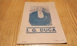 I. G. DUCA Crampee din Viata si Opera sa - Tiparul Romanesc, F. An, 52 p.