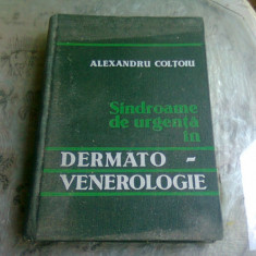 SINDROAME DE URGENTA IN DERMATO-VENEROLOGIE- ALEXANDRU COLTOIU