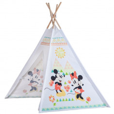 Cort de joaca Tepee John Mickey and Minnie 120x120x160 cm foto