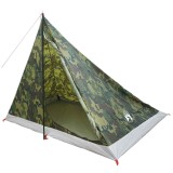 vidaXL Cort de backpacking Camuflaj 4 persoane 42019355