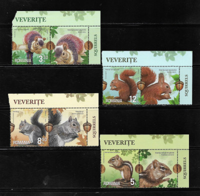 ROMANIA 2020 - VEVERITE, VINIETA, MNH - LP 2286 foto