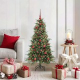 VidaXL Brad de Crăciun artificial cu ramuri articulare Verde 120 cm 3397393
