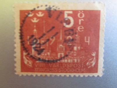 SUEDIA STAMPILA=91 foto